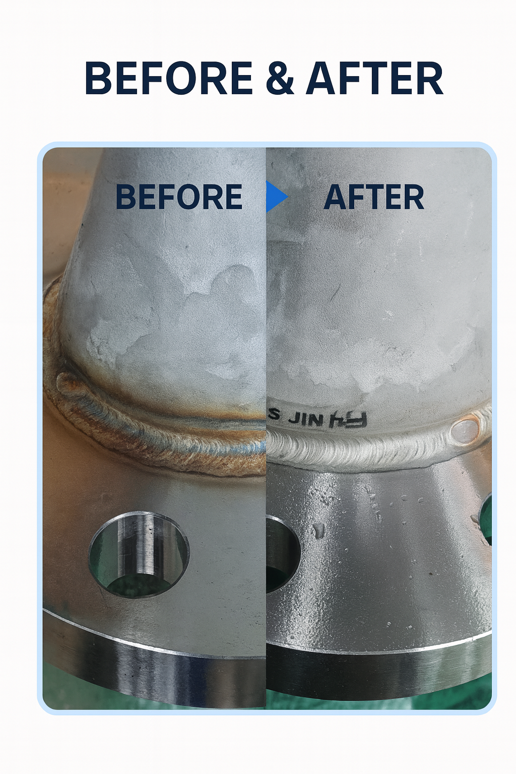 용접 열변색 스테인리스 스틸