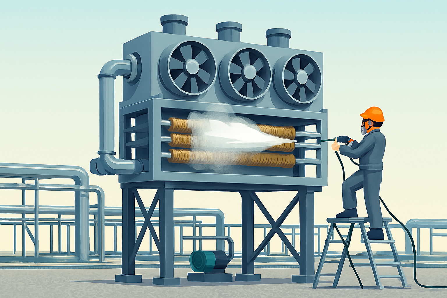 Spray Cleaning Diagram